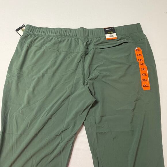 NWT Eddie Bauer Women’s Green Traveler Ankle Pants UPF 50 (XXL) Hiking Outdoor - Picture 4 of 16